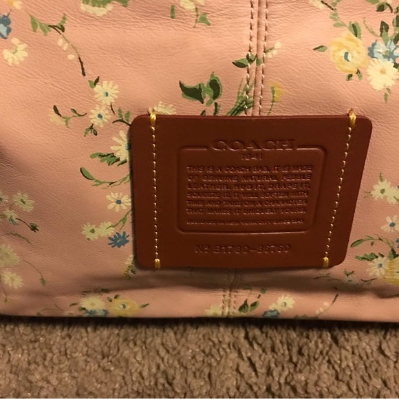 Coach Floral Purse Hobo Handbag K1780-86760 - Picture 2 of 7